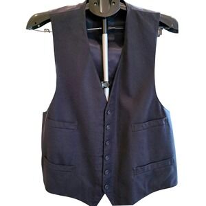 Vintage 1940s Brooks Brothers Wool Suit Vest 6 Button 45XL 40W Cinch Waistcoat